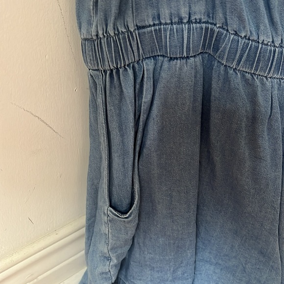 LIGHT JEAN ROMPER - Picture 2 of 3